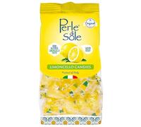 Perle di Sole - Limoncello Candies, 100 gr. - Caramelle al Gusto Limoncello con Cuore Liquido, Zero Alcool - Aromi Naturali e Olio Essenziale di Limone, Dolcezza Made in Italy