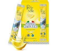 Perle di Sole - Positano Lemon Juice in Stick, 14 Astucci da 20 ml - Vero Succo di Limone Costa d’Amalfi I.G.P. 100% Italiano - Pratico e Naturale, Made in Italy