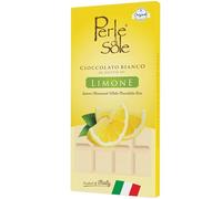 Perle di Sole - Tavoletta Cioccolato Bianco al Gusto di Limone, 100 g.