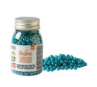 Perle di zucchero color azzurro per decorazione 100 g Decora
