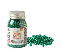 Perle di zucchero color Verde per decorazione 100 g Decora