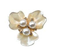 Perle Fiori Gemelli Clip Decorativi Bottoni Per Camicia Giacche Abito Da Sposa Vestito Da Sposa Vestito Da Tempo Libero Abbigliamento Decorazione In Lega Fiori Bottoni
