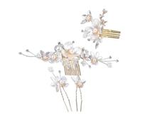 Perle Hanbok Cerchietto per capelli per spettacoli teatrali fascia per capelli fiore strass accessori forcina copricapo per bambini e ragazze