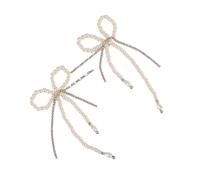Perle imitazioni Bowknot Hairpin Elegante Farfalla Bow Barrettes Delicato Accessori Per Capelli Per Le Donne Decorazione Dei Capelli