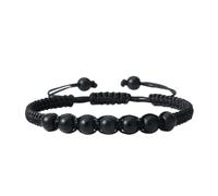 Perle in corda intrecciata intrecciate intrecciate intrecciate di cristallo da uomo in pietra naturale in pietra corniola imitazione ammers reggistica braccialetti reiki braccialetti reiki (colore:
