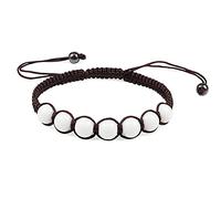 Perle in corda intrecciata intrecciate intrecciate intrecciate di cristallo da uomo in pietra naturale in pietra corniola imitazione ammers reggistica braccialetti reiki braccialetti reiki (colore: