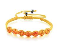 Perle in corda intrecciata intrecciate intrecciate intrecciate di cristallo da uomo in pietra naturale in pietra corniola imitazione ammers reggistica braccialetti reiki braccialetti reiki (colore: