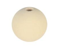 Perle in legno, diametro 40 mm, sfera forata, diametro 8 mm, 10 pezzi - Semi Creativa