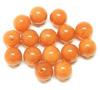 Perle in pietra Avventurina rossa, da 8, 6 e 4 mm, sfere di pietra semipreziosa, per la creazione di gioielli e accessori fai da te (4 mm, 25 pezzi)