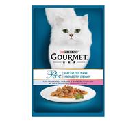Gourmet Perle Duetti – Pesce dell'Oceano e gamberetti interi – 85 g