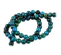 Perle Rotonde Di Chrysocolla In Gemma Da 6Mm
