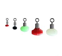 Perle scorrevoli girevoli rotanti per pesca, corsa, uso Ledger Rig e carrucola compatibile con la pesca d'acqua dolce (20 pezzi 8 x 12 mm)
