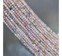 Perle sfaccettate rotonde rosa sfuse for la creazione di gioielli fai da te, bracciale e collana(2mm about 185pcs)