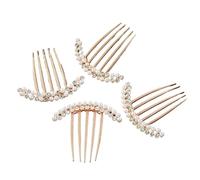 Perle Strass Cristallo Fermagli for Capelli Barrettes Fermagli for Capelli Copricapo da Sposa Gioielli for Capelli Accessori for Capelli Chignon in Metallo Pettini for Capelli