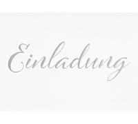 Perleberg 5 biglietti d'invito generici lettering naturale, invito per celebrazioni, compleanni, matrimoni, Natale, biglietti d'invito in 10,5 x 14,5 cm, con busta, per bambini e adulti