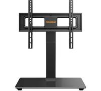 Perlegear PGTVS26 - Supporto universale per TV girevole da 32 a 70 pollici, piano regolabile in altezza, supporto per TV con inclinazione, supporto per TV fino a 40 kg, max. VESA 400 x 400 mm, PGTVS26