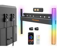 Perlegear Supporto da parete per TV senza perno con luce LED per TV da 24
