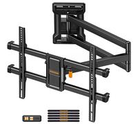 Perlegear Supporto TV Parete con Inclinabile, rotazione di ±90° ed estensione di