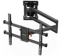 Perlegear Supporto TV Parete con Inclinabile, rotazione di ±90° ed estensione di 700 mm, Braccio Articolato Extra Lungo per Schermi LCD/LED/OLED da 32-65 Pollici fino a 60 kg, Max VESA 400x400 mm