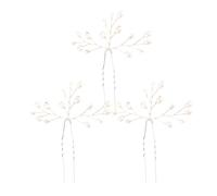 Perlen Haar Accessoires | 3 Stück Elegante Hochzeits Clips