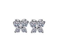 Perlen Tropfen Ohrringe Silber Überzug Silber Ohr Schmuck Schmetterling Traum Super Funkelnden Zirkon Koreanische Ausgabe Ohrringe Für Frauen Hoffnung Ohrringe (Gold, One Size)