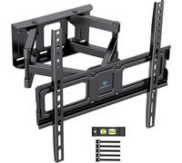 PERLESMITH Supporto da parete per TV, orientabile e inclinabile, per TV o monitor da 26-65 pollici, fino a 45 kg, VESA 400 x 400 mm