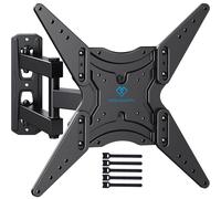 PERLESMITH Supporto TV Braccio Girevole Estendibile per TV 26-60", Base Universa