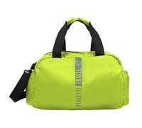 PERLETTI Bagaglio a Mano Ryanair 40 x 20 x 25 cm - Borsa da Viaggio Morbida per Uomo e Donna - Borsone Palestra Unisex con Manici e Tracolla - Borsa Sacca Sportiva Travel Bag Leggera (Verde Lime)