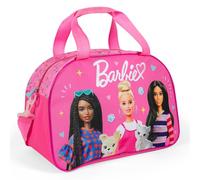 PERLETTI Borsa da Viaggio Bambina - Borsone Palestra Sacca Sportiva Bimba Scuola Materna Elementare Capiente - Borsa Sport Duffel Travel Bag Rosa Fucsia con Tracolla - Dimensioni 28x41,5x21cm