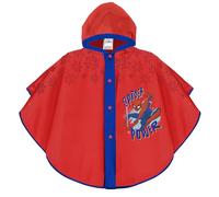 PERLETTI Mantellina Pioggia Bambino Uomo Ragno - Poncho Antipioggia Bimbo 3 4 5 6 Anni Ragno Rosso e Blu - Mantella Impermeabile Bambini con Cappuccio e Bottoni Leggera (Rosso e Blu, 3-6 Anni)