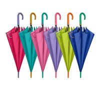 PERLETTI Ombrello 61/8 Automatico Bicolor Antivento in Microfibra D.102 cm Cod. 26410