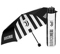 PERLETTI Ombrello Mini 54 cm Manuale 3 Sezioni Printed Juventus Antivento Campeggio e Escursionismo, Adulti Unisex, Multicolore (Multicolore), Taglia Unica