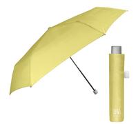 PERLETTI Ombrello Parasole Anti UV Pieghevole Super Compatto - Ombrello Pioggia Sole Piccolo da Viaggio Donna - Ombrellino Antivento Mini Extra Slim da Borsa Tascabile - Diametro 91 cm (Azzurro)