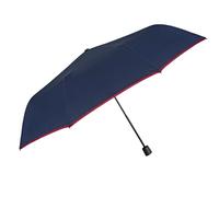 PERLETTI Ombrello Pieghevole Antivento Uomo - Ombrello Compatto Leggero da Viaggio con Apertura Manuale - Ombrello Piccolo Resistente Tascabile Classico Uomini - Diametro 97 cm (Blu)