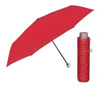 PERLETTI Ombrello Pieghevole Apertura Manuale Donna Uomo - Ombrello Antivento Piccolo da Borsa Viaggio Resistente Leggero - Ombrello Mini Compatto Tinta Unita - Diametro 97 cm