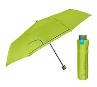 PERLETTI Ombrello Pieghevole Apertura Manuale Donna Uomo - Ombrello Antivento Piccolo da Borsa Viaggio Resistente Leggero - Ombrello Mini Compatto Tinta Unita - Diametro 98 cm (Verde Germoglio)