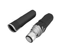 PERLETTI Ombrello Pieghevole Apertura Manuale Donna Uomo - Ombrello Antivento Piccolo da Borsa Viaggio Resistente Leggero - Ombrello Mini Compatto Tinta Unita - Diametro 98 cm (Nero)