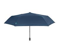 PERLETTI Ombrello pieghevole automatico apri-chiude 95 cm di diametro, extra piatto, colore blu Tessuto in microfibra, aste in fibra di vetro, antivento, Promocion, colorato, único, Casual