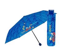 PERLETTI Ombrello Pieghevole Sonic Blu Ø 91 cm Bambini, multicolore (multicolore), Talla única, Bohémien
