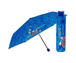 PERLETTI Ombrello Pieghevole Sonic Blu Ø 91 cm Bambini, multicolore (multicolore), Talla única, Bohémien