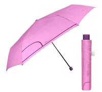 PERLETTI Ombrello Pieghevole Super Slim Manuale Uomo Donna - Ombrello Mini da Viaggio Antivento - Ombrellino Piccolo da Borsa Resistente Leggero Tinta Unita - Diametro 91 cm