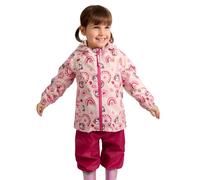PERLETTI Set Pioggia Impermeabile Bambina - Giacca e Pantalone Antipioggia Bimba 2 3 4 5 6 7 Anni Cappuccio e Cerniera - Completo Pioggia Leggero Comodo Dettagli Catarifrangenti (6-7 anni, Unicorno)