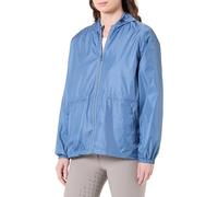 PERLETTI Veste Imperméable pour Femme Giacca Antipioggia, Blu, L Donna
