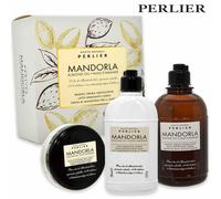 Perlier cofanetto bagno crema , latte corpo & pasta di mandorle