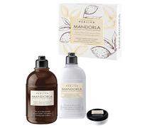 Perlier, Cofanetto Mandorla con Bagno Crema Idratante e Latte Corpo Nutriente, Arricchito con Olio di Mandorla Dolce, Ideale per Pelli Secche e Sensibili, Confezione Regalo