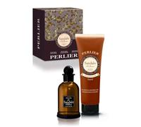 Perlier - Cofanetto Sandalo del Kashmir, Doccia Shampoo 250 ml + Eau de Toilette 100 ml, Note Legnose ed Esotiche, Idea Regalo Made in Italy