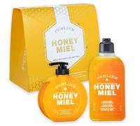 Perlier coffret miele doccia sapone liquido 300 ml + doccia crema 250 ml