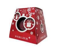 Perlier Magia di Natale - Bagno crema detergente e rilassante per il corpo, flacone da 500 ml