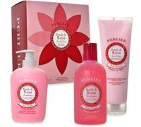 Perlier petali di rosa bagnoschiuma+sapone+crema corpo
