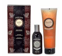 Perlier, Cofanetto Sandalo di Kashmir, Ricette Naturali con Bagno Doccia & Elisir di Profumo Uomo, Idratazione e Fragranza Fresca, Ideale per la Cura Quotidiana Maschile
